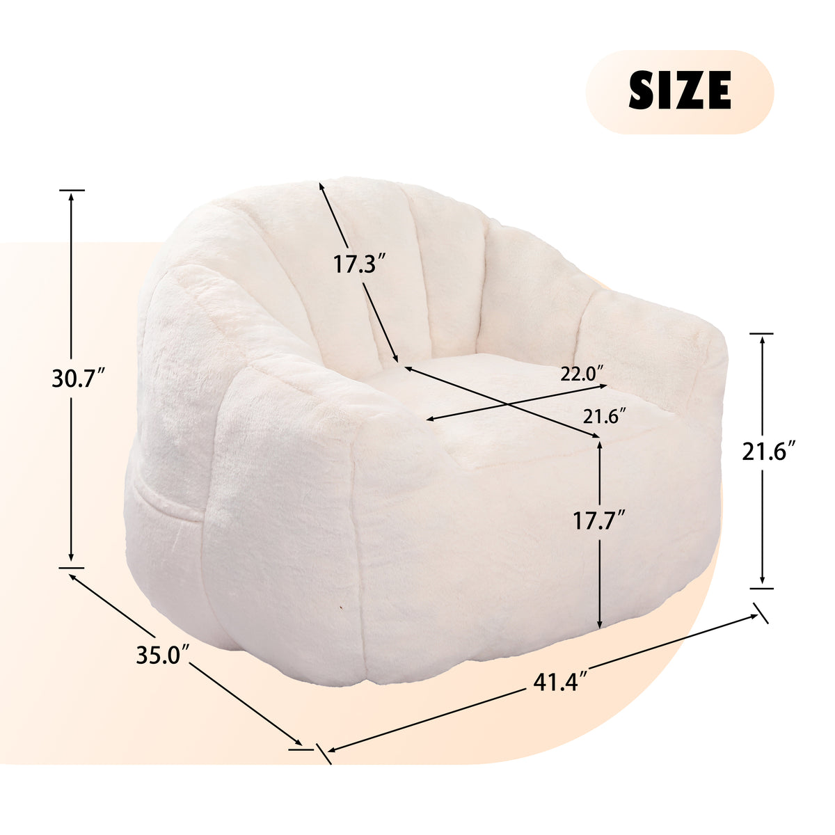 Comfortable Bean Bag Chair - view 3