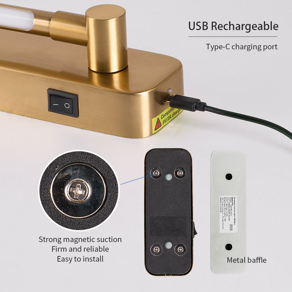 Additional product detail of Wall Sconce Remote Control Gold Iron