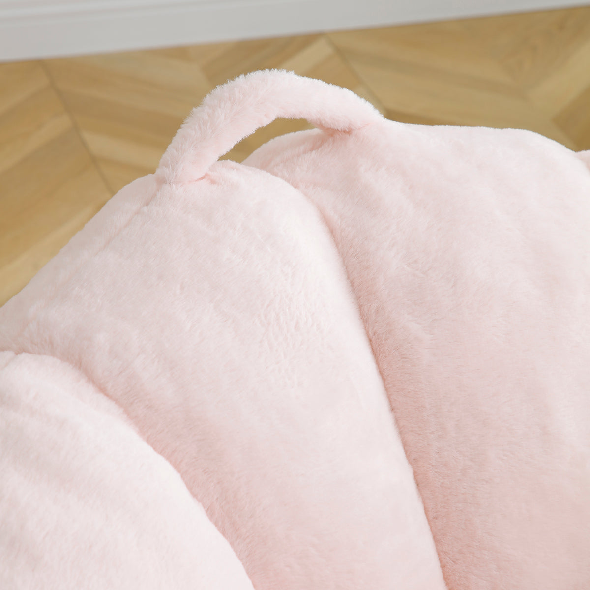 Additional product detail of Sectional Sofa Modular Sectional Pink Faux Fur