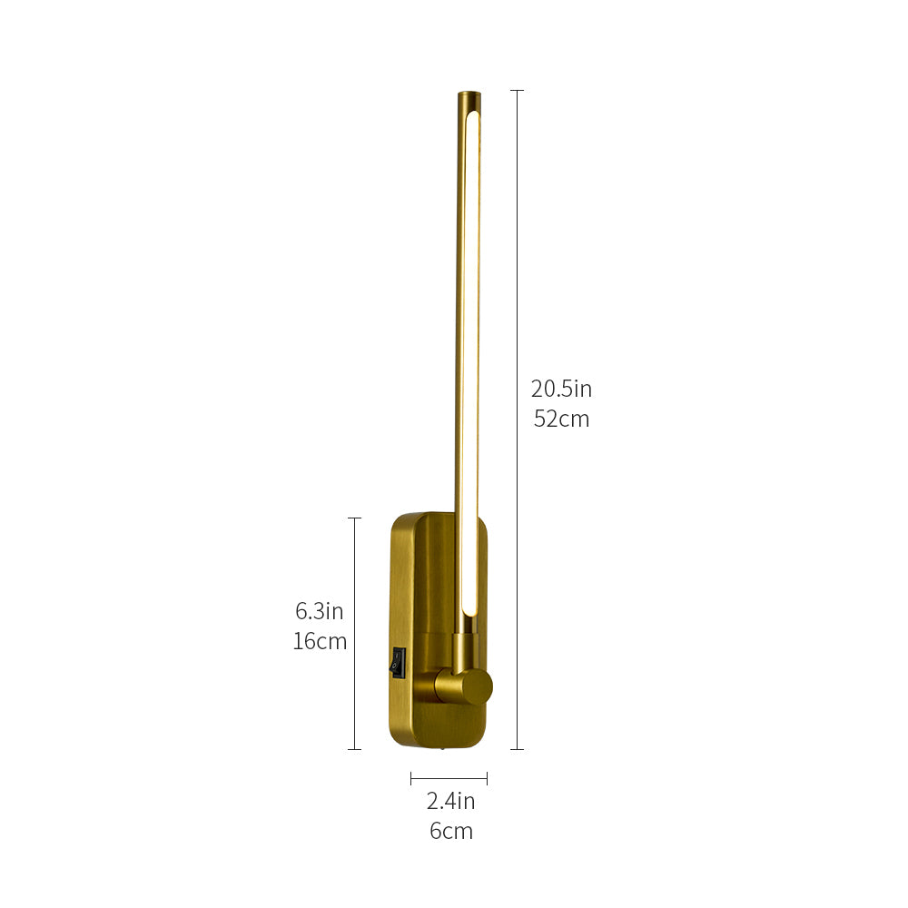 Additional view of Wall Sconce Remote Control Gold Iron