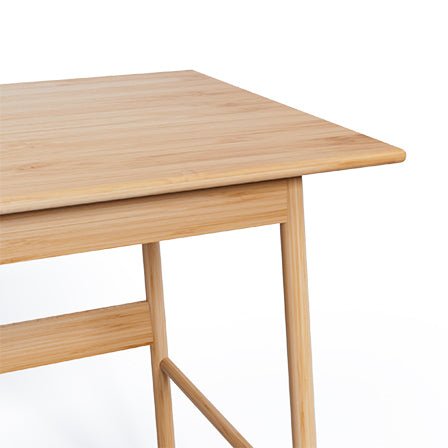 Additional product detail of Computer Desk Home Office Workstation Light Natural Bamboo