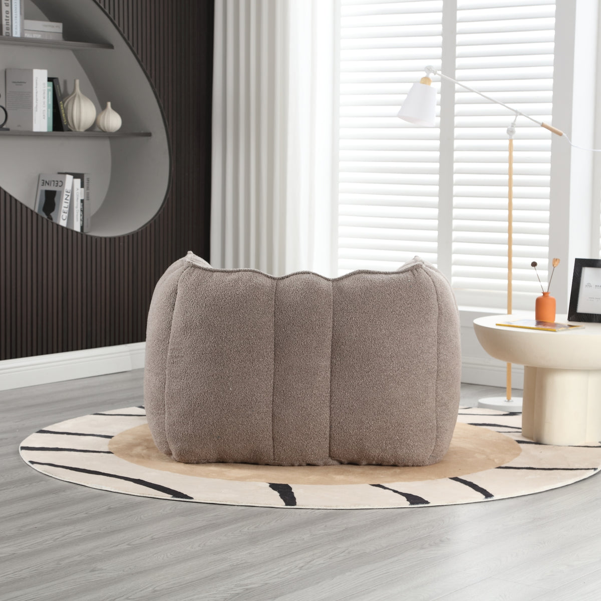 Additional product detail of Bean Bag Chair Footstool Included Coffee Chenille