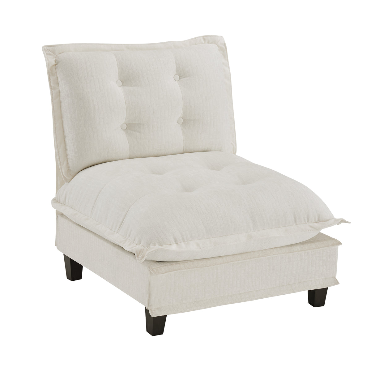 Full product view of Sofa Modular Sectional Beige Chenille